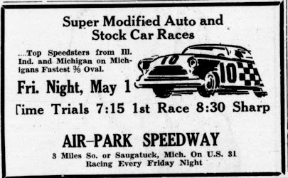 Air Park Speedway - 1 May 1959 Ad